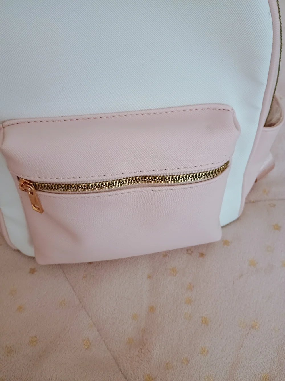 Women’s or Girl's  Pink & White Mini Backpack